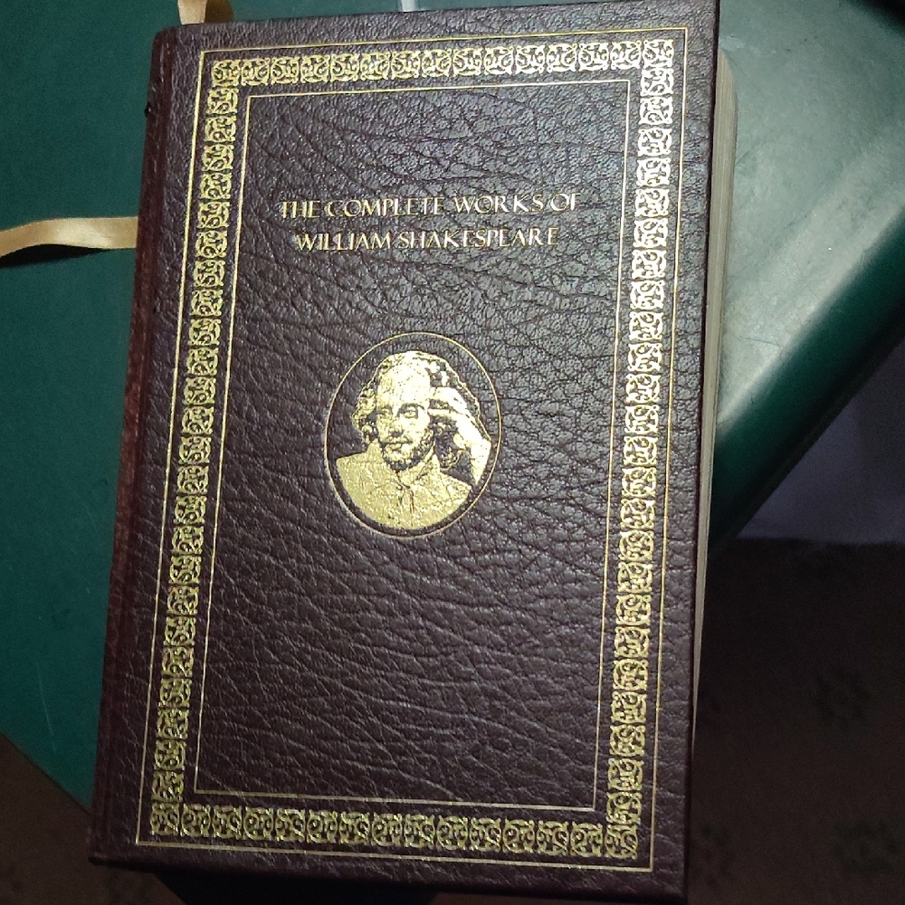 Shakespeare, William - Brown Leather Coffee Table Book - The Complete Works